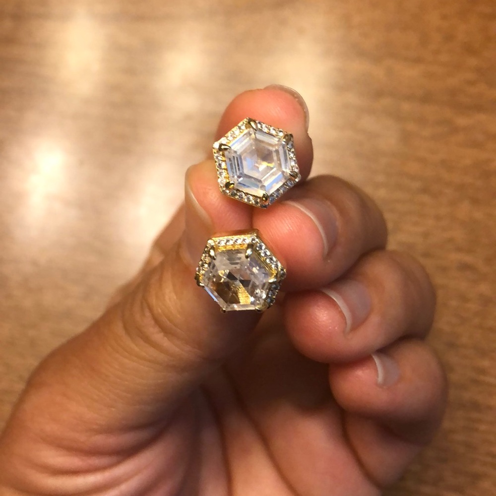 Henri Bendel crystal earrings